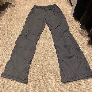 Lululemon low rise/wide leg lined studio pant